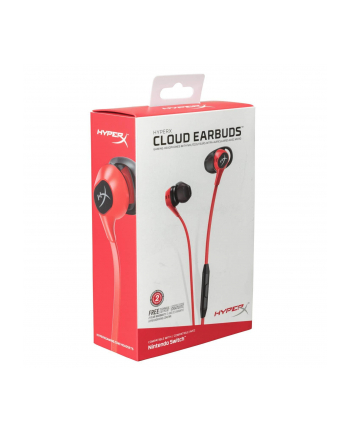 hyperx Słuchawki Cloud Earbuds czerwone