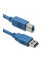 qoltec Kabel USB 3.0 do drukarki A męski | B męski | 1m - nr 1