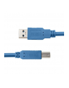 qoltec Kabel USB 3.0 do drukarki A męski | B męski | 1m - nr 2