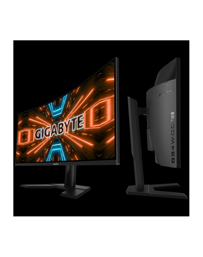 gigabyte Monitor 34 cali G34WQC A-EK 1ms/QHD/HDMI/12mln:1/USB główny