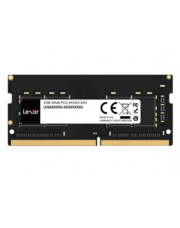 lexar Pamięć do notebooka DDR4 SODIMM 8GB(1*8GB)/3200 CL19 główny