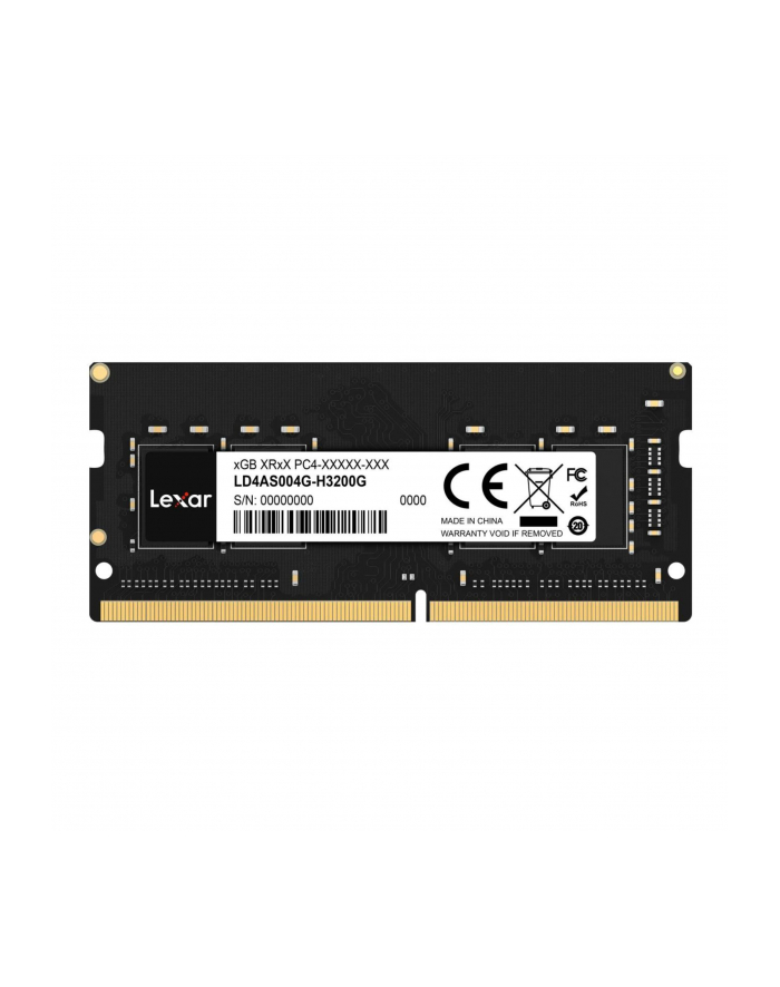 lexar Pamięć do notebooka DDR4 SODIMM 32GB(1*32GB)/3200 CL22 główny