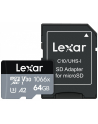 lexar Karta pamięci microSDXC  64GB 1066x 160/70MB/s CL10 adapter - nr 1
