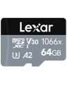 lexar Karta pamięci microSDXC  64GB 1066x 160/70MB/s CL10 adapter - nr 2