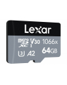 lexar Karta pamięci microSDXC  64GB 1066x 160/70MB/s CL10 adapter - nr 3