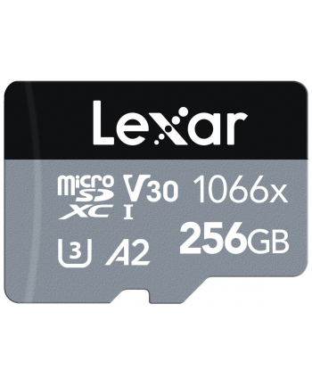 lexar Karta pamięci microSDXC 256GB 1066x 160/120MB/s CL10 adapter