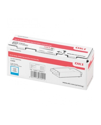 oki Toner do C650 CYAN 09006127 6k