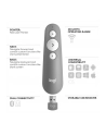 logitech Pilot do prezentacji R500 Presenter Mid Grey 910-006520 - nr 48