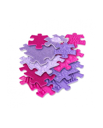askato PROMO Mata podłogowa sensoryczna Basic set pink/violet 11 elementów MFK-063