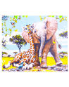 norimpex Malowanie po numerach Słoń z żyrafą40 x 50 5591 - nr 1