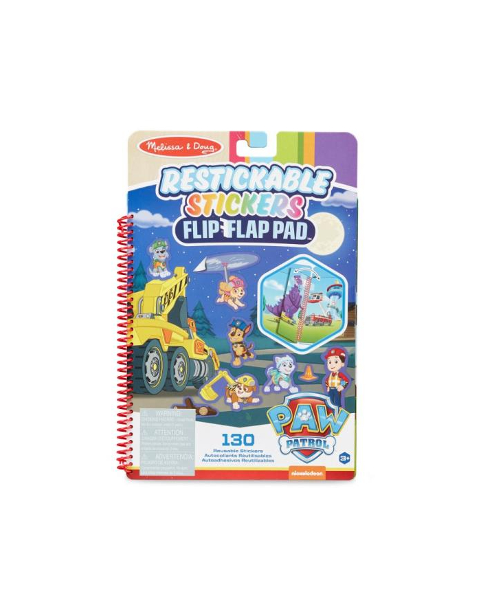 melissa 'amp; doug MELISSA Naklejki wielokczerwonyne Flip-Flap Pad PAW PATROL Psi Patrol Misja ostateczna 33255 główny
