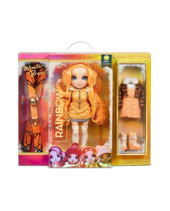 mga entertainment MGA Rainbow High Winter Break Fashion Doll - Poppy Rowan (Orange) Lalka 574767 p3