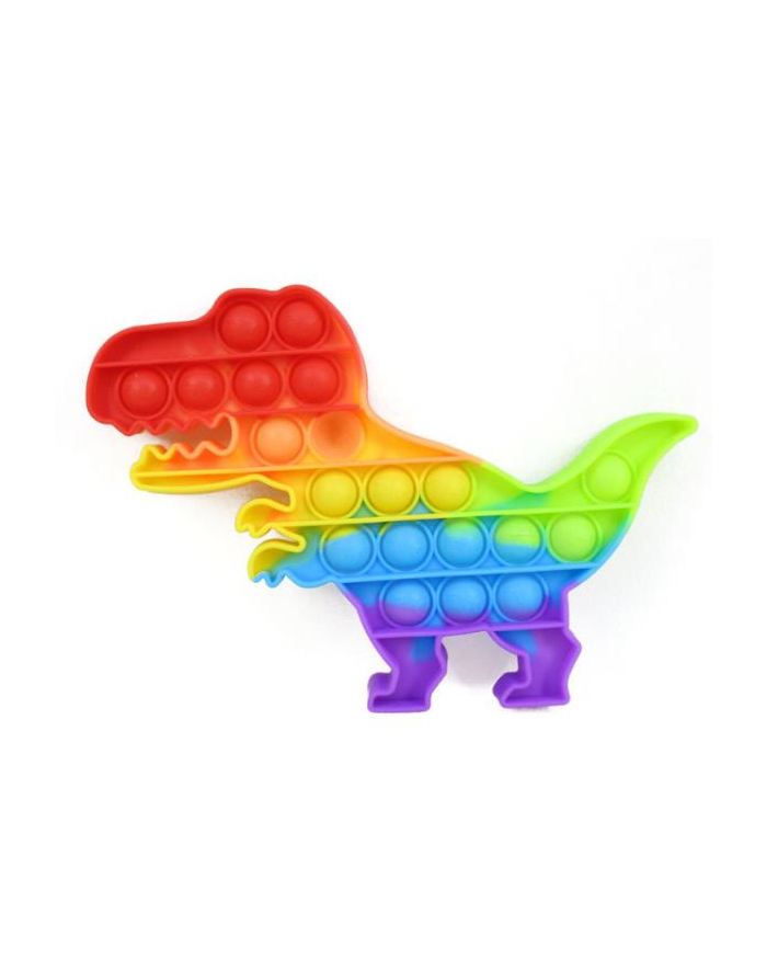 bigtoys Zabawka sensoryczna antystresowa gniotek POP IT Dinozaur BZES6308 główny