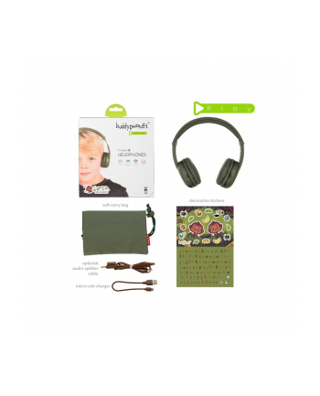 buddy phones Słuchawki Bluetooth Play Amazon zielony