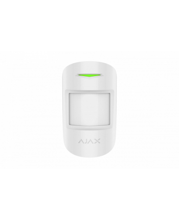 ajax Czujnik ruchu MotionPczerwonyect Plus PIR z czujnikiem mikrofalowym biały