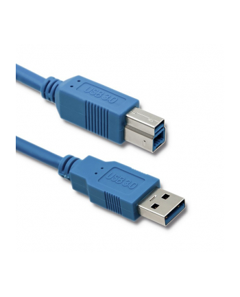 qoltec Kabel USB 3.0 do drukarki A męski | B męski | 3m