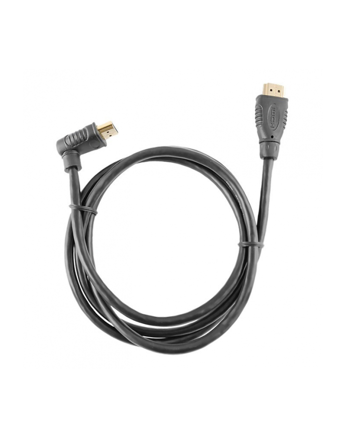 qoltec Kabel HDMI High Speed z Ethernet A męski | A męski (90st.) | 1.3m główny