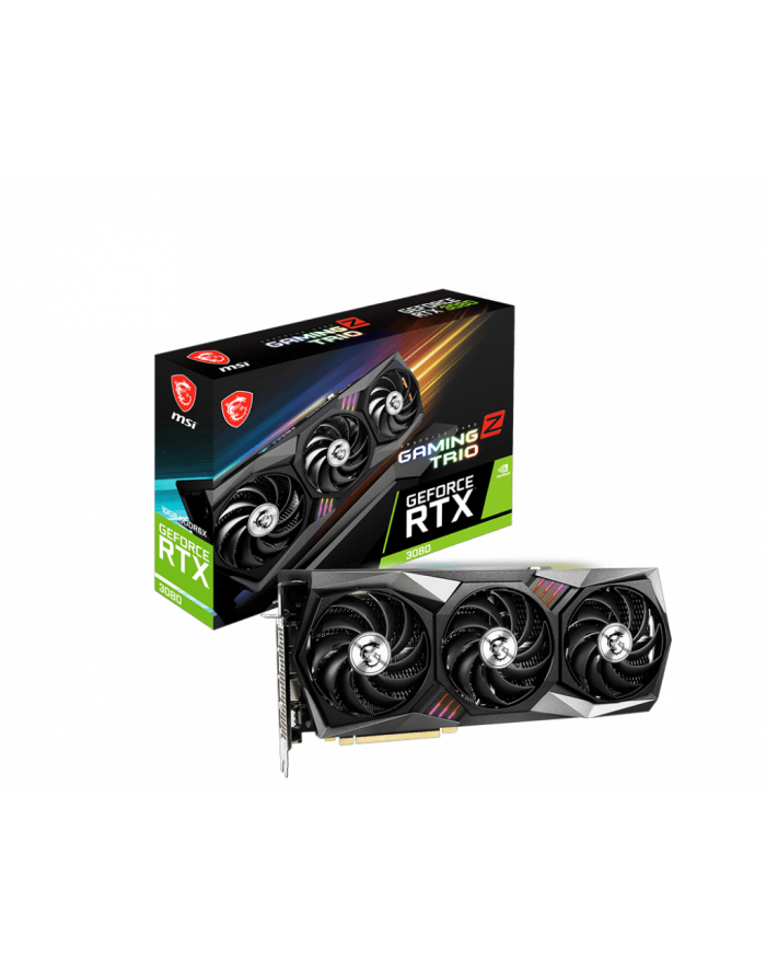 msi Karta Graficzna RTX 3080 GAMING Z TRIO LHR 10GB GDDR6X 320bit 3DP/HDMI główny