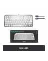 logitech Klawiatura bezprzewodowa MX Keys Mini Pale 920-010499 jasnoszara - nr 7