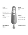 logitech Pilot do prezentacji R500 Presenter Mid Grey 910-006520 - nr 53