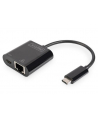 digitus Karta sieciowa przewodowa USB 3.0 Typ C do RJ45 Gigabit Ethernet oraz 1xUSB Typ C z PD 2.0 - nr 17