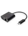 digitus Karta sieciowa przewodowa USB 3.0 Typ C do RJ45 Gigabit Ethernet oraz 1xUSB Typ C z PD 2.0 - nr 22
