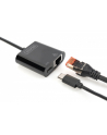 digitus Karta sieciowa przewodowa USB 3.0 Typ C do RJ45 Gigabit Ethernet oraz 1xUSB Typ C z PD 2.0 - nr 24