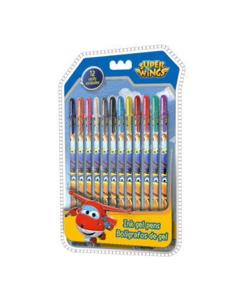 Zestaw 12 długopisów żelowych Super Wings WI17015 Kids Euroswan
