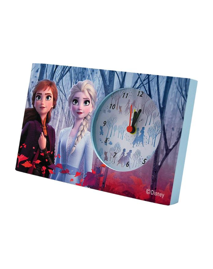 Zegar drewniany ze skarbonką, 20,1x4,7x12,6cm Frozen 2. Kraina Lodu WD20884 Kids Euroswan główny