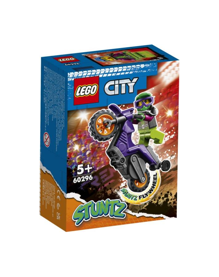 LEGO 60296 CITY Wheelie na motocyklu kaskaderskim p5 główny