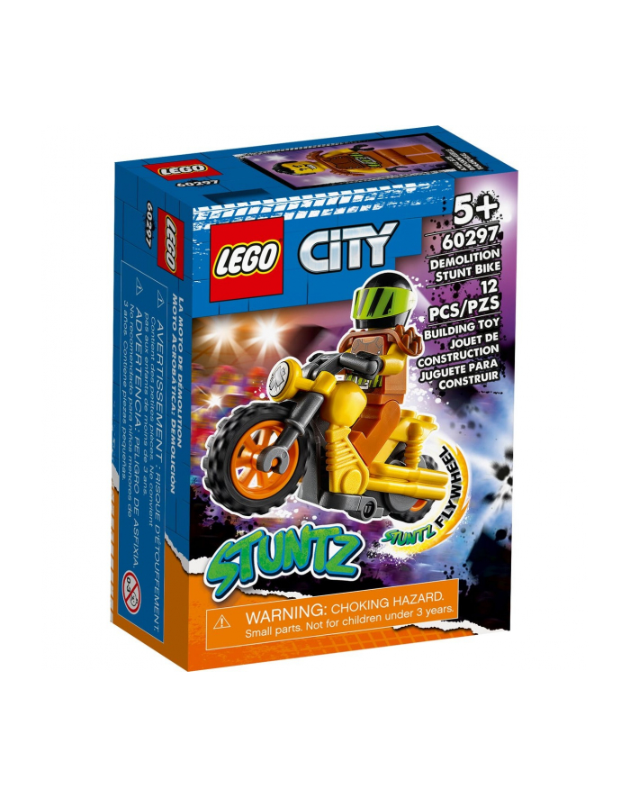 LEGO 60297 CITY Demolka na motocyklu kaskaderskim p5 główny