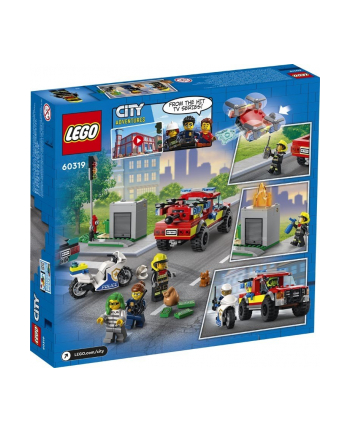 LEGO 60319 CITY Akcja strażacka i policyjny pościg p4