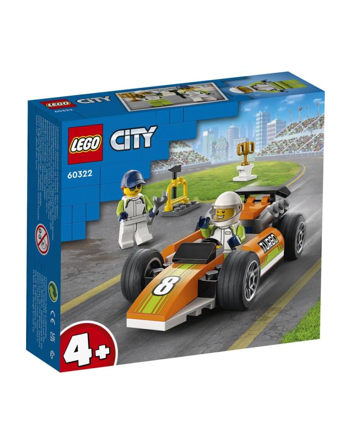 LEGO 60322 CITY Samochód wyścigowy p4 główny