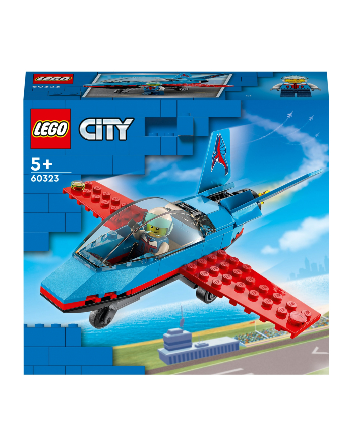 LEGO 60323 CITY Samolot kaskaderski p4 główny