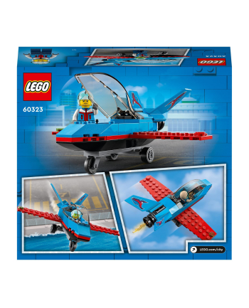 LEGO 60323 CITY Samolot kaskaderski p4