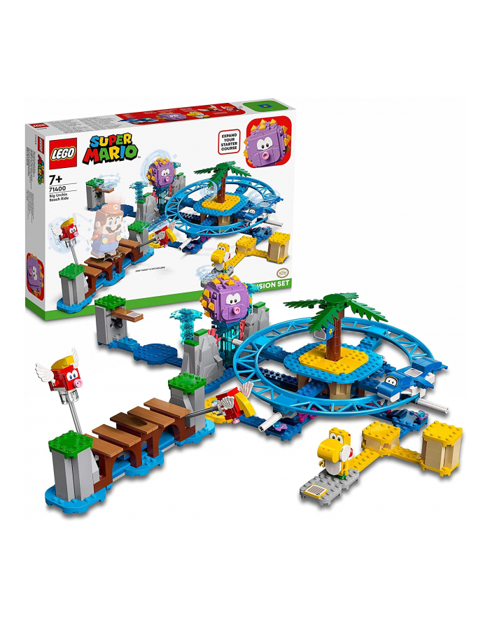 LEGO 71400 SUPER MARIO Zestaw rozszerzający Duży jeżowiec i zabawa na plaży p3 główny