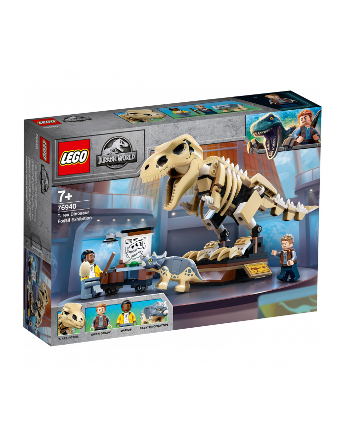 LEGO 76940 JURASSIC WORLD Wystawa skamieniałości tyranozaura p6 główny
