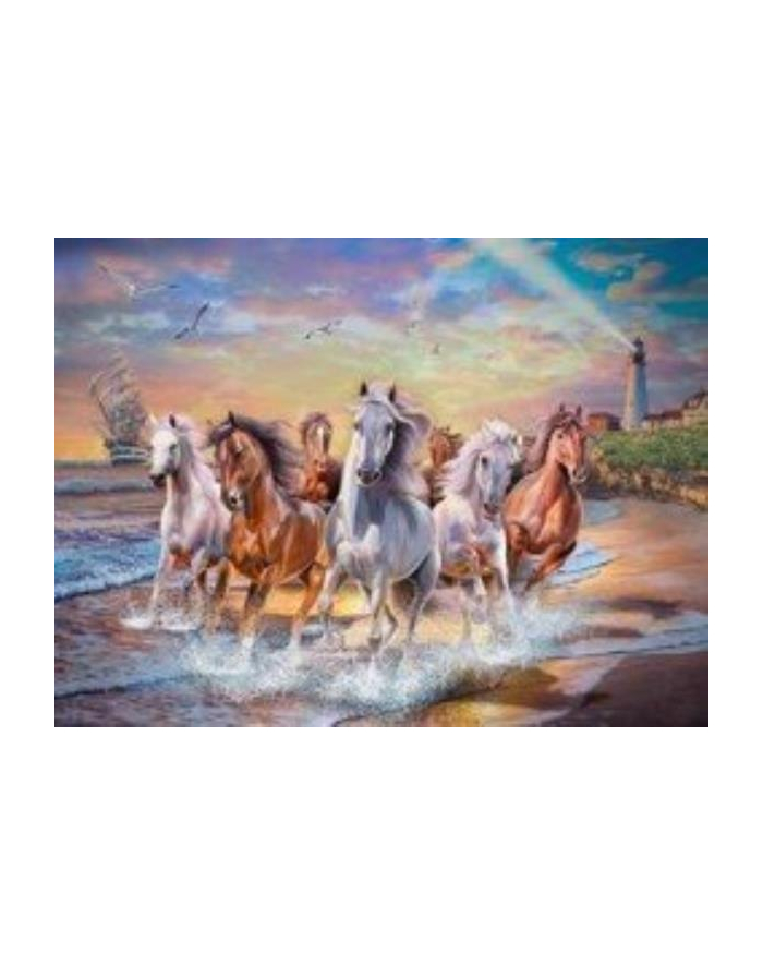 norimpex Malowanie po numerach Konie na brzegu morza 40 x 50 5710 główny