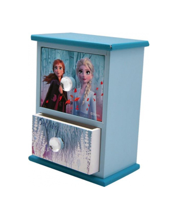Pudełko na biżuterię, drewniane, 10,5x7x14,1cm Frozen 2. Kraina Lodu WD20879 Kids Euroswan