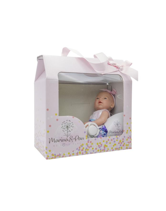 marina pau Lalka bobas 21cm Mini Sirenita, w zestawie śpiworek, smoczek 242 główny