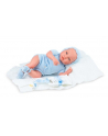 marina pau Lalka bobas 45cm Newborn Luka, w zestawie z otulaczem, smoczkiem i pieluszką 3050 - nr 1