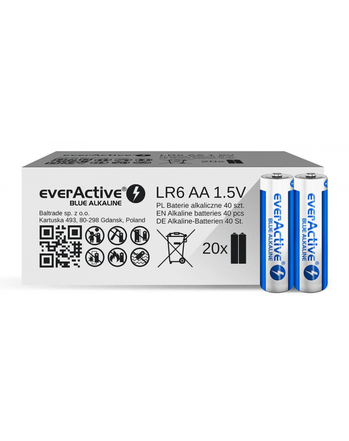 everactive Baterie LR6/AA Blue Alkaline 40 szt. Edycja limitowana główny