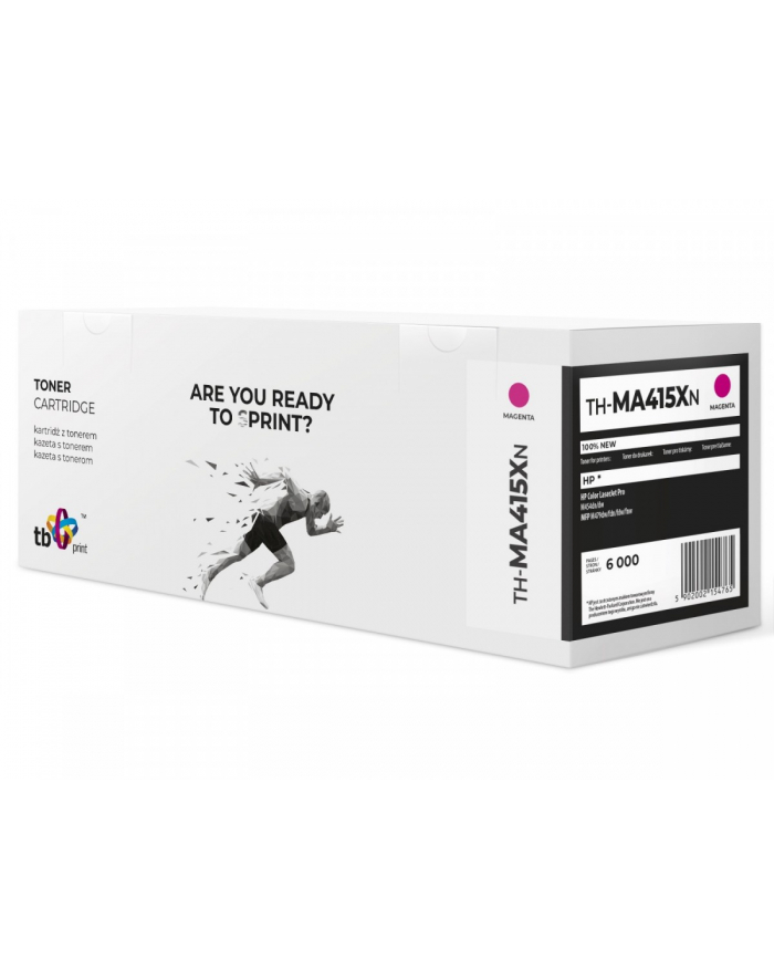 tb print Toner do HP Color LJ Pro M454 W2033X TH-MA415XN 100% nowy magenta główny