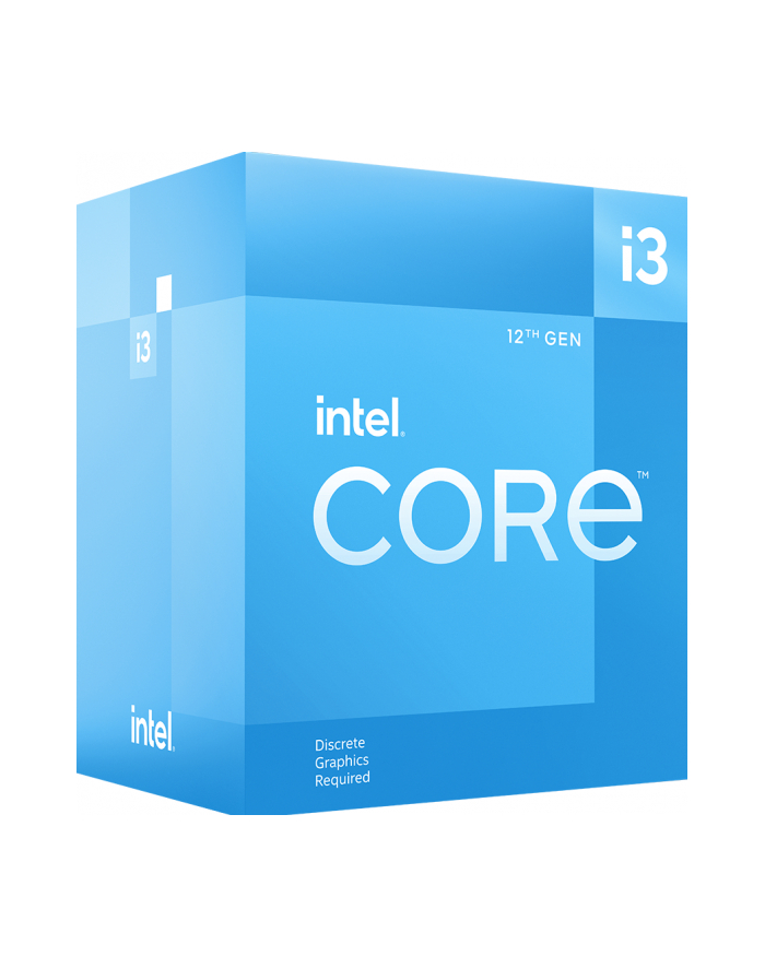 intel Procesor Core i3-12100 F BOX 3,3GHz, LGA1700 główny
