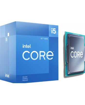 intel Procesor Core i5-12400 F BOX 2,5GHz, LGA1700