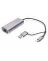 digitus Karta sieciowa przewodowa USB 3.1 Typ C + USB A do 1x RJ45 2.5 Gigabit Ethernet 10/100/1000/2500Mbps - nr 12
