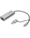 digitus Karta sieciowa przewodowa USB 3.1 Typ C + USB A do 1x RJ45 2.5 Gigabit Ethernet 10/100/1000/2500Mbps - nr 31