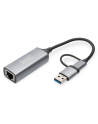 digitus Karta sieciowa przewodowa USB 3.1 Typ C + USB A do 1x RJ45 2.5 Gigabit Ethernet 10/100/1000/2500Mbps - nr 61