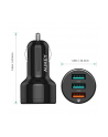 CC-T11 ładowarka samochodowa 3xUSB Quick Charge 3.0 | 7.8A | 42W + kabel micro USB - nr 3
