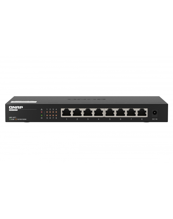 qnap Przełącznik QSW-1108-8T-(wersja europejska) 2.5GbE x 8 port główny